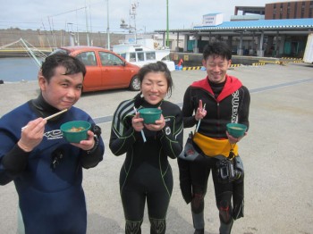 心温まる磯汁。土曜日限定！